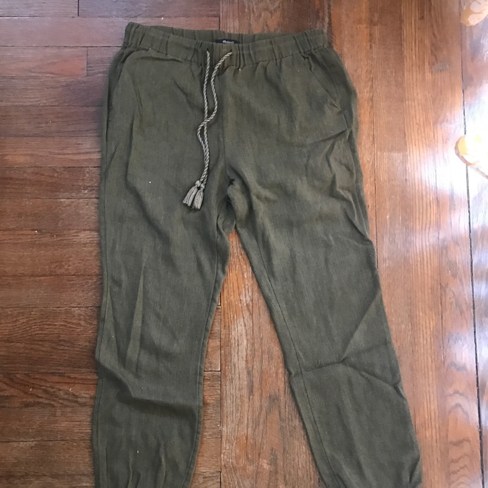 Madewell Linen Drawstring Pants